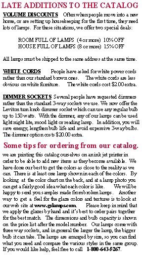Catalogue Insert